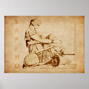 Vintages Sappho Plakat
