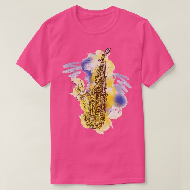 Vintages Saxophon T-Shirt (Design vorne)