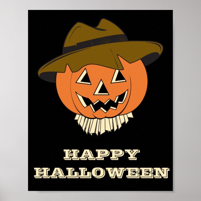 Vintages Scarecrow-Poster Poster (Vorne)