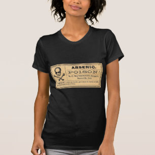 Vintages Schädelknochen-Arsen-Giftsiegel T-Shirt