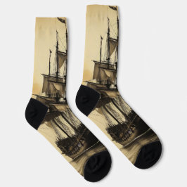 Vintages Schiff Socken