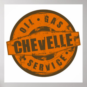 Vintages Schild Chevelle Poster