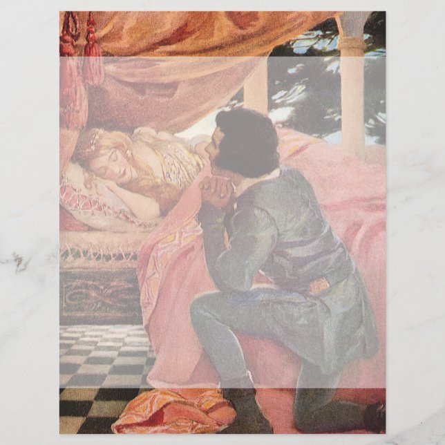 Vintages Schlafen Schönheit von Jessie Willcox Smi (Vorderseite)