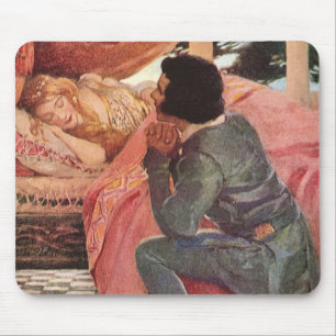 Vintages Schlafen Schönheit von Jessie Willcox Smi Mousepad