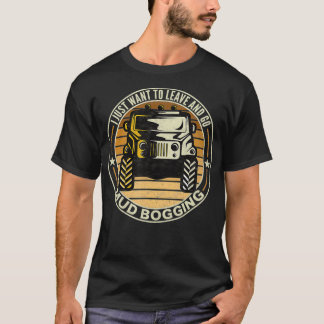 Vintages Schlammbogging LKW Mudding Funny Mud Raci T-Shirt