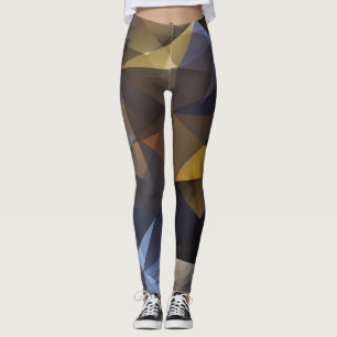 Vintages, schlankes Dreieck mit Diamantstruktur. Leggings