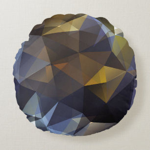 Vintages, schlankes Dreieck mit Diamantstruktur. Rundes Kissen