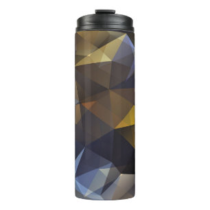 Vintages, schlankes Dreieck mit Diamantstruktur. Thermosbecher