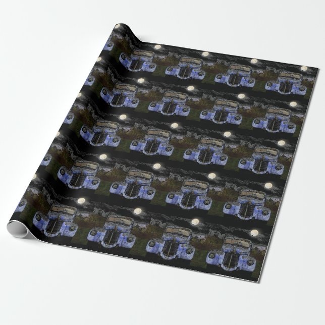 Vintages Schleifpapier Geschenkpapier (Ungerollt)