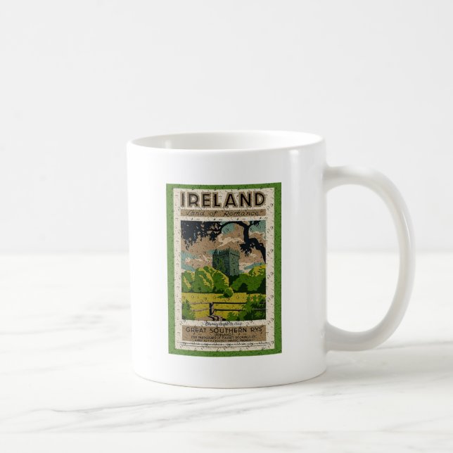 Vintages Schloss Blarney Tasse (Rechts)