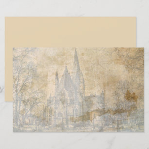 Vintages Schlosspapier