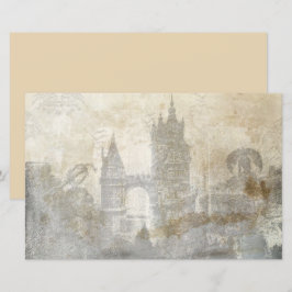 Vintages Schlosspapier