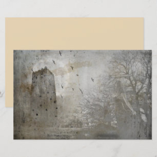 Vintages Schlosspapier