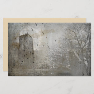 Vintages Schlosspapier