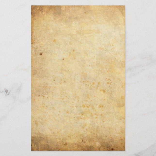 Vintages schmutziges Pergamentpapier Briefpapier (Vorderseite)