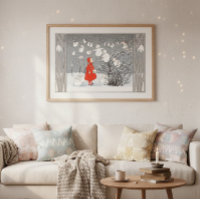 Vintages Schneekind und Engel Kinderzimmer