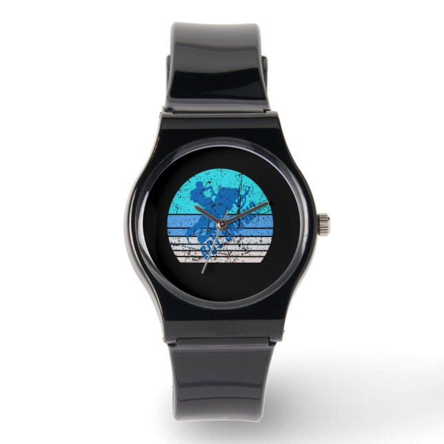 Vintages Schneemobil Armbanduhr (Vorderseite)