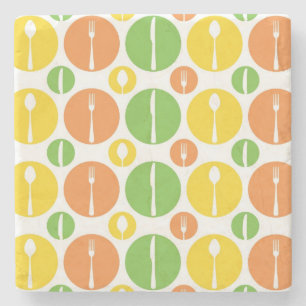 Vintages Schnittmuster Steinuntersetzer