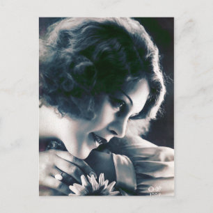 Vintages Schönheits-Franzose-Foto Postkarte