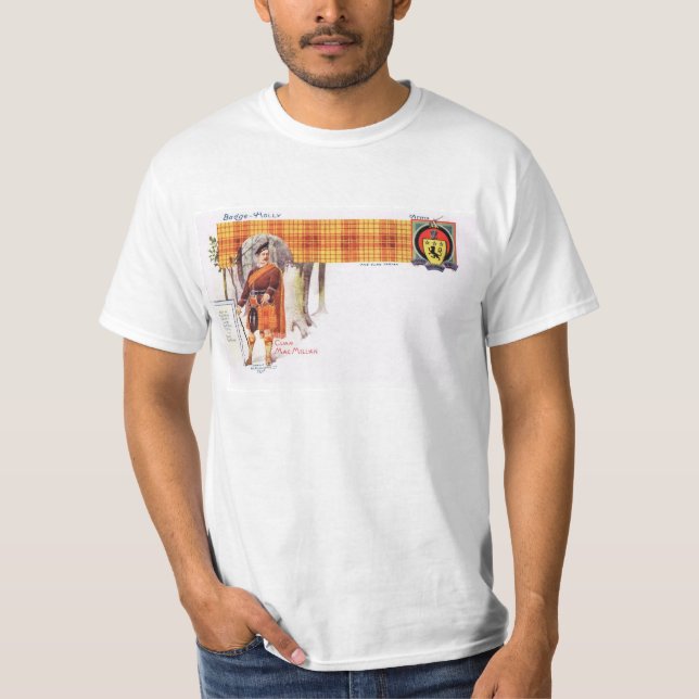 Vintages Schottland, Clan MacMillan T-Shirt (Vorderseite)