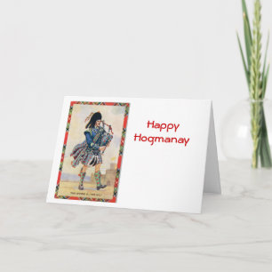 Vintages Schottland, dem Bagpipe folgen Karte