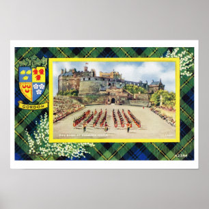 Vintages Schottland, Fraser, Gordon, Edinburgh Cas Poster