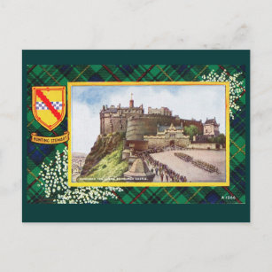 Vintages Schottland, Jagd Stewart Edinburgh Postkarte