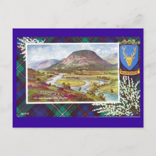 Vintages Schottland, Mackenzie tartan, Ballater Postkarte