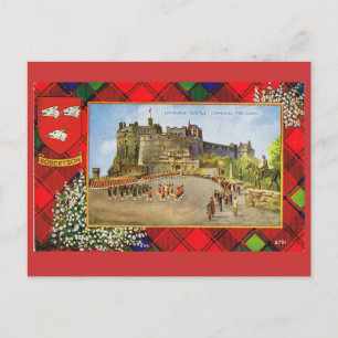 Vintages Schottland, Robertson, Schloss Edinburgh Postkarte