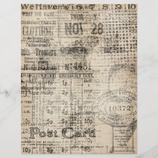 Vintages Schrapbuchpapier (1)