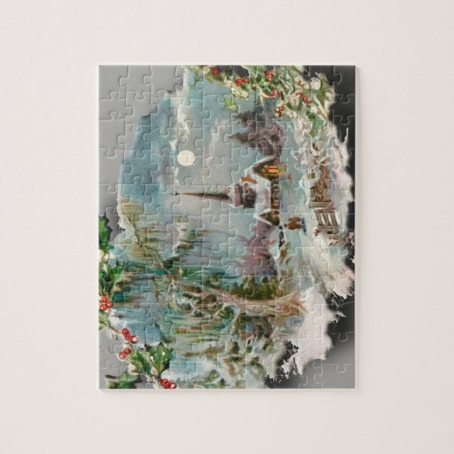 Vintages Schreibpapier Puzzle (Vertikal)