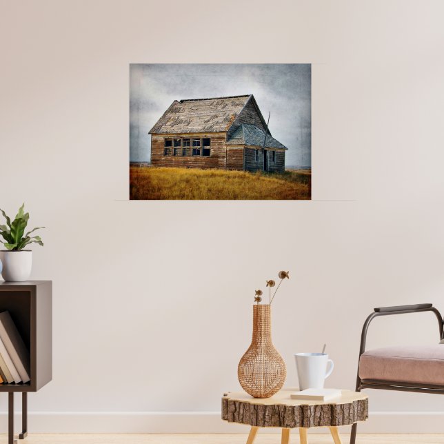 Vintages Schulposter Poster (Wohnzimmer 3)