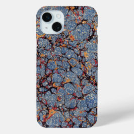 Vintages Schwarz-Gold-Marmor-Papier iPhone 16 Hülle