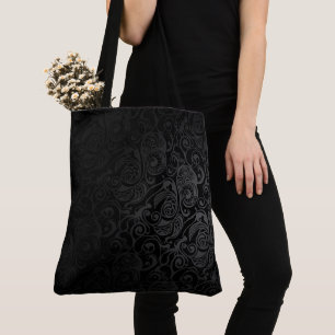 Vintages Schwarz/Grau-Gotik-Muster