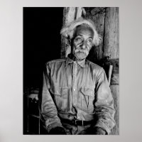 Vintages Schwarz-Weiß-Foto von Jesse Stahl