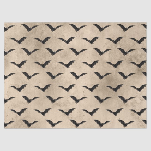 Vintages Schwarzes Meer Seidenpapier (Vorderseite)