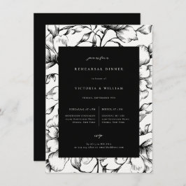 Vintages Schwarzes Probe Ankündigung