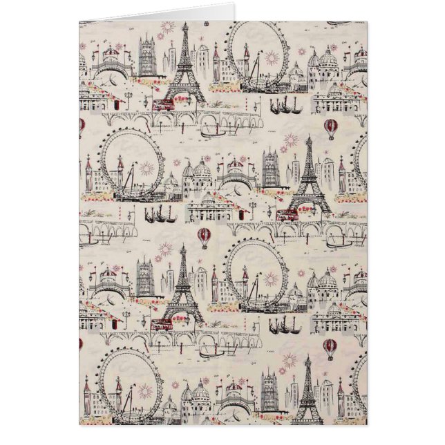 Vintages schwarzes u. weißes Europas Ansehen (Vorne)