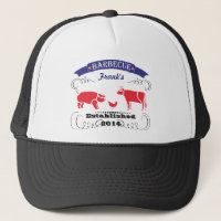 Vintages Schweinefleisch, Hühner und Kühe
