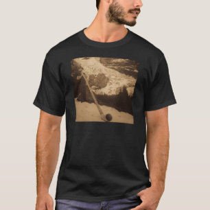 Vintages Schweizer Alphorn Gebläse T-Shirt
