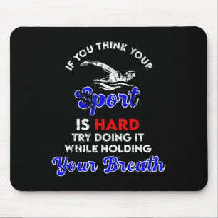 Vintages Schwimmangebot - Schwimmerbrillen Grafik  Mousepad