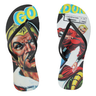 Vintages Sci-Fi-Comic-Buch Flip Flops