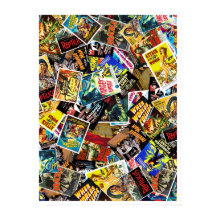 Vintages SciFi & Horror Movie Poster Collage