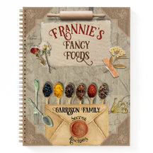 Vintages Scrapbook Charm Rezept Kochbuch