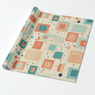 Vintages Scrapbook-Muster (2) Geschenkpapier