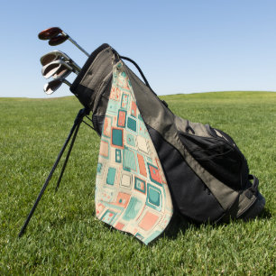 Vintages Scrapbook-Muster Golfhandtuch