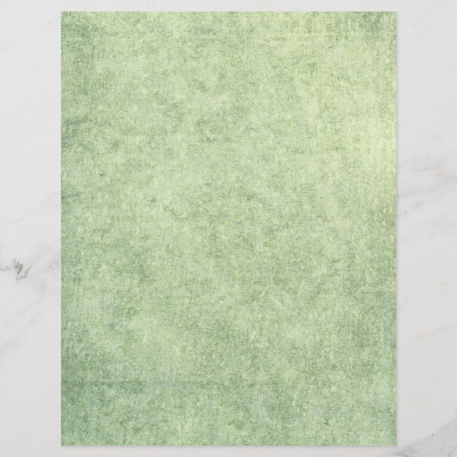 Vintages Sea Green Texture Scrapbook Paper (Vorderseite)