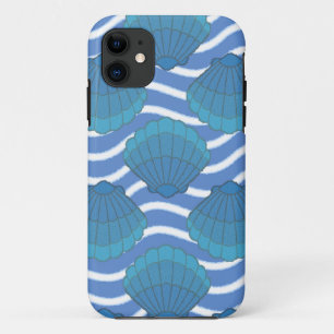 Vintages Seashell- und Wellenmuster Case-Mate iPhone Hülle
