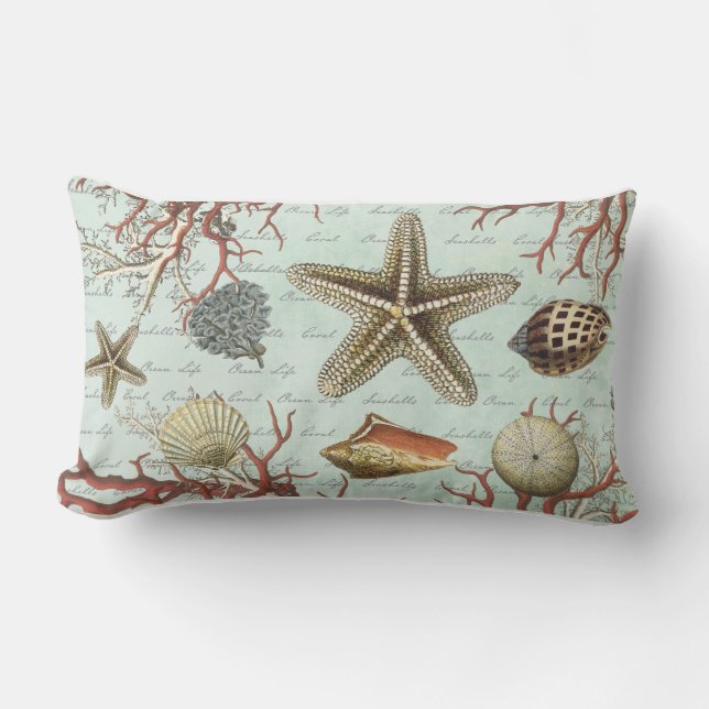 Vintages Seashells… Kissen (Vorderseite)