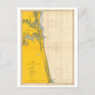 Vintages Seeblick Amelia Postkarte